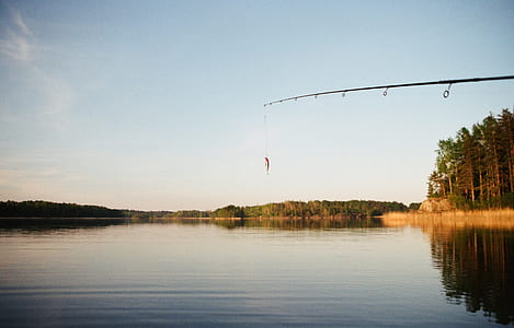 person fishing during daytime thumbnail