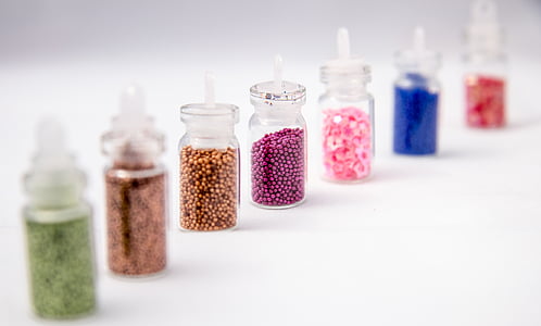 assorted-color glitter bottles thumbnail