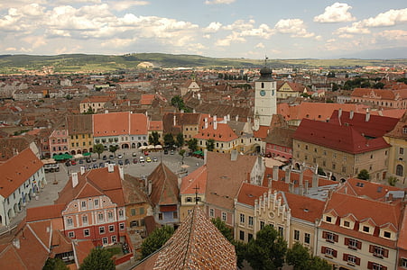 aerial view of brown concrete buildings thumbnail