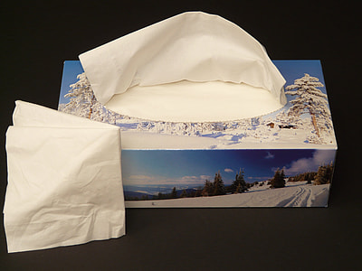 white tissue dispenser box thumbnail