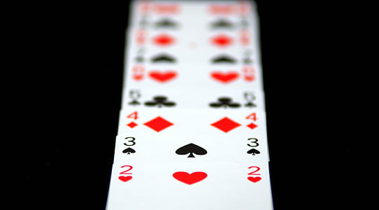 lined up playing cards thumbnail
