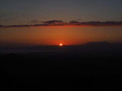 silhouette photography of sunset thumbnail