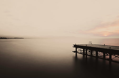 dock during golden hour thumbnail
