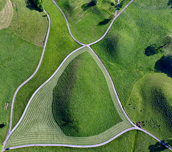 aerial view of golf field thumbnail