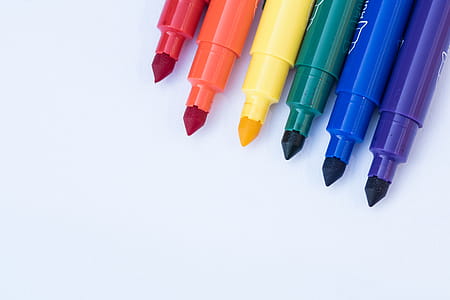 Used Pens on White Surface thumbnail