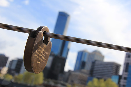shallow focus photo of padlock thumbnail