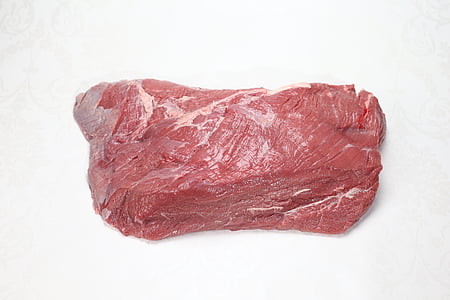 raw meat on white background thumbnail