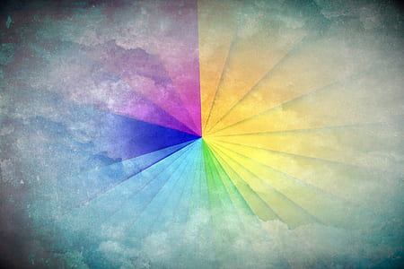 photo of color wheel projected on clouds thumbnail