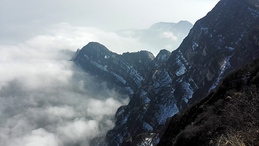 Clouds and landscape in Sichuan, China thumbnail