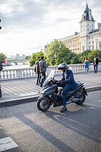 man riding on motorcycle thumbnail