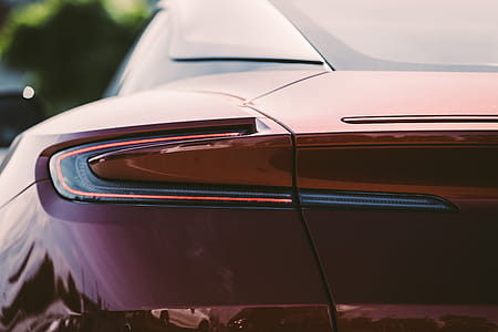 Red Aston Martin DB11 rear light thumbnail