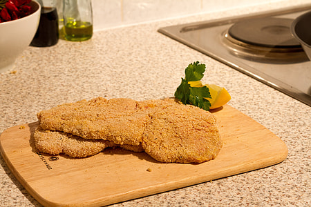 dish on chopping board thumbnail