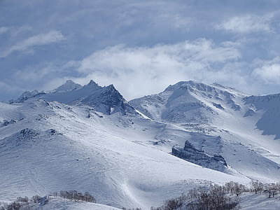 landscape photography of mountain coated snow thumbnail