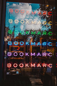 multicolored Bookmarc LEd signage thumbnail