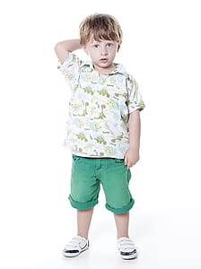 boy's green shorts thumbnail