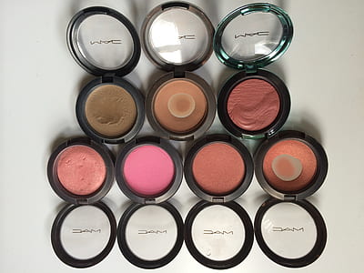 MAC assorted-color makeup blush bottles thumbnail