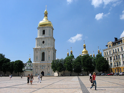 St. Sophia's bell tower in Kiev, Ukraine thumbnail