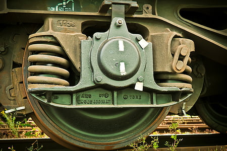 gray and black train wheel thumbnail