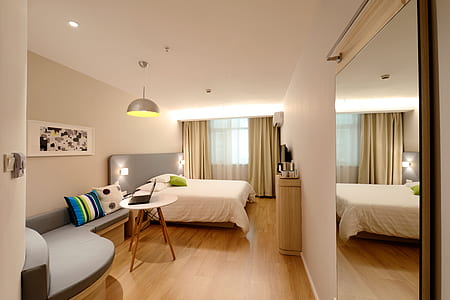 hotel, bed, bedroom, house thumbnail