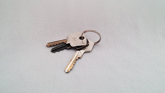 stainless steel keys on floor thumbnail