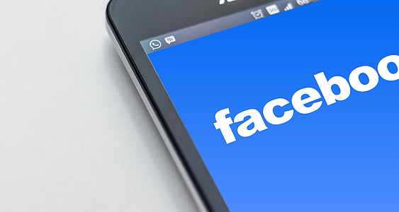 black monitor with Facebook application thumbnail