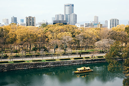 Osaka, view from Osaka Castle thumbnail