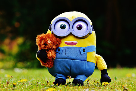 minion plush toy on grasses thumbnail