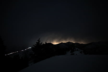 mountain, highland, cloud, sky, summit, ridge thumbnail