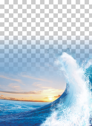 Light Sea Sunset Wind wave, Sea blue, photo of ocean waves PNG clipart