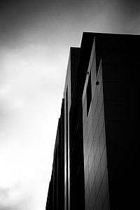 high-rise building grayscale photography thumbnail