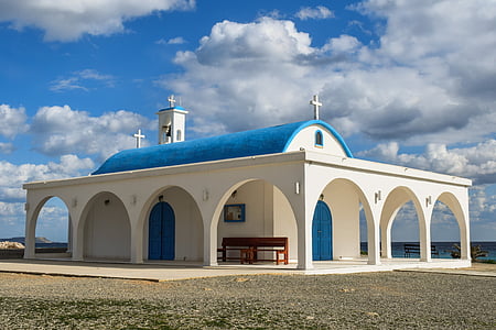 white and blue church thumbnail