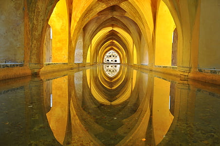 body of water under concrete building at daytime photo thumbnail