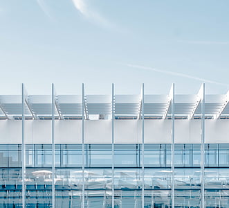 architectural photography of white building thumbnail