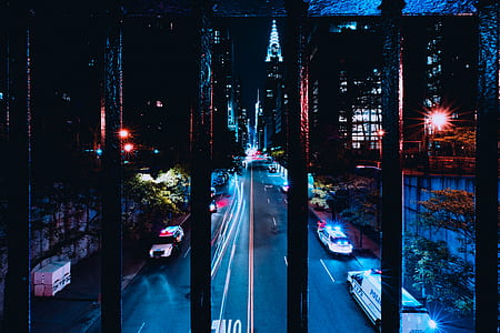 city, street, night, light thumbnail