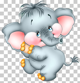 Cartoon Elephant , Cute Cartoon Elephant Free , gray Dumbo illustration PNG clipart