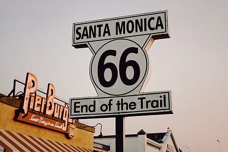 Santa Monica 66 End of the Trail signage thumbnail