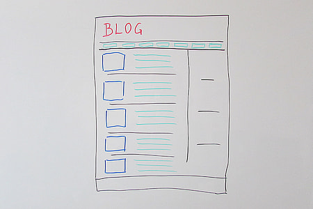 Blog text thumbnail