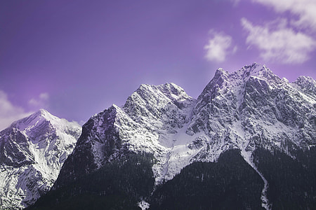 snow-capped mountains during daytime thumbnail