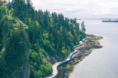 Shoreline Landscape in Vancouver, British Columbia, Canada thumbnail