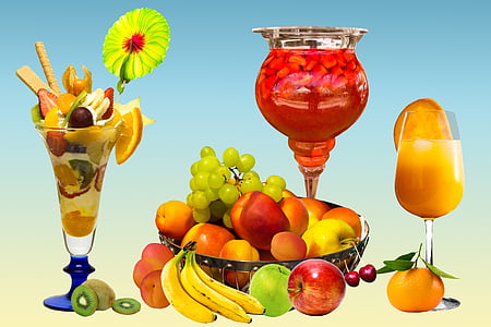 assorted fruits in brown basket thumbnail