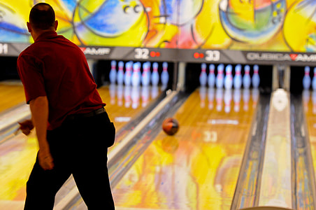 standing man on bowling gym thumbnail