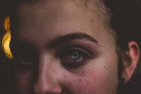 macro photography of human eyes thumbnail