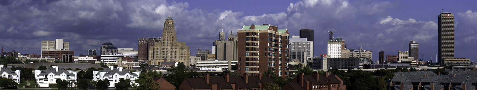Buffalo skyline in New York thumbnail