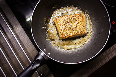 Pan-Seared Salmon Steak Fillet thumbnail