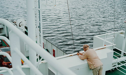 man at ship during daytime thumbnail