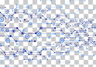 Printed circuit board Electronic circuit Computer file, hand-painted technology circuit board, blue and teal illustration PNG clipart