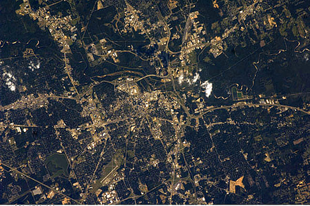 Satellite Image of Jackson, Mississippi thumbnail