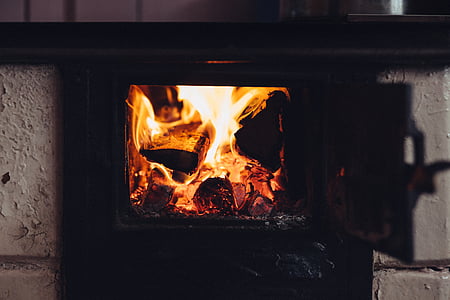 lighted firewood burner thumbnail