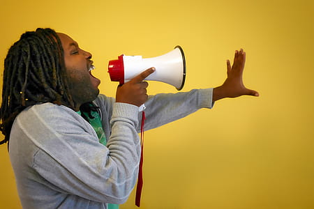 man holding megaphone thumbnail