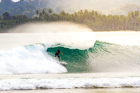 man surfing on big waves thumbnail